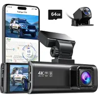 AZDome Redtiger F7N 4K Wifi GPS 2CH 64GB