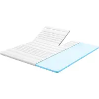 Densi - Splittopper - Split Topdek Matras - 180x200 - 9cm dik - Koudschuim - Afritsbare hoes - Premium hotelkwaliteit