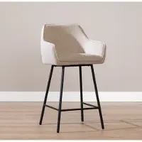 Bronx Barkruk Ciara linnen taupe 65-78 cm