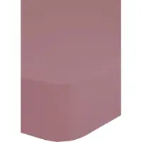 Hip Hoeslaken - katoen satijn - oudroze - 90x220 cm