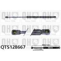 Quinton Hazell QTS128667 Gasveer achterklep
