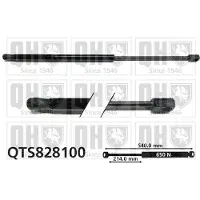 Quinton Hazell QTS828100 Gasveer achterklep