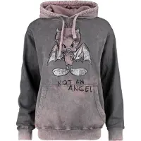 Looney Tunes Trui met capuchon - Tweety - Not an Angel - S tot XXL - voor Vrouwen - meerkleurig | Maat L