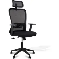 Brixy Ergonomische Bureaustoel - Bureaustoelen Voor Volwassenen - Volledig Verstelbaar - Office Kantoor Chair - Zwart