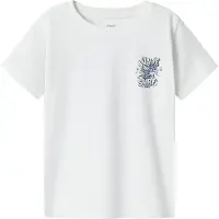 Name it MINI baby T-shirt NMMVELIX met backprint wit Jongens Katoen Ronde hals - 110