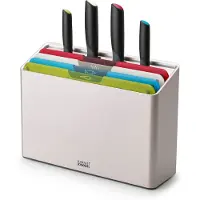 Joseph Joseph - Foilio Icon Plus Snijplank en Messen 8-Delig - Kunststof - Multicolor