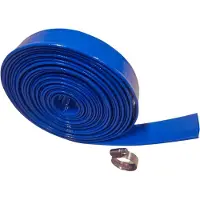 Hydro-S Platte waterslang Light PVC 25 mm 3 bar blauw - 50 meter