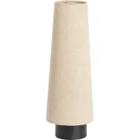 Light & Living Crème tafellamp Howie met zwart Ø 15cm