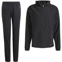 Adidas Tiro 25 Vis Tech Competition Hooded Trainingspak Full-Zip Kids Zwart Donkergrijs