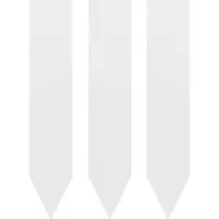 Combicraft steeketiketten van PVC 20 x 100 mm wit - 100 stuks