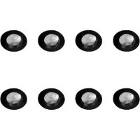 Orbit Inbouwspots 8 STUKS, - 6038 SERIES COB LED 7W 600lm 3000K CRI80+ 30° niet dimbaar zwart incl driver