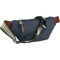 Camel active Heuptas 'Bari' donkerblauw / kastanjebruin / riet / wit