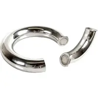 Black Label - Magnetische Donut Cockring - RVS 55 mm