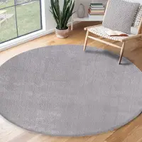 The Carpet Vloerkleed Relax round wasbare woonkamer tapijt modern antislip