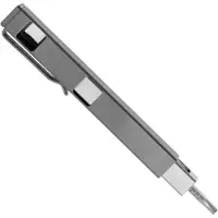 Big Idea Design Bit Bar Inline Max BB-IL-MAX Titanium, bit-driver met bitjes