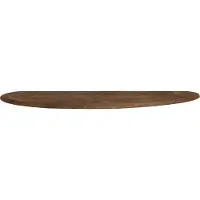 Light & Living Wandplank 70x17x3 cm GINOSU mat donker bruin