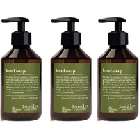 Jean & Len Handzeep | 3x 250 ml Vloeibare zeep | Lemon Verbana & Mint | VOORDEELVERPAKKING - 3 stuks Luxe Handzeep