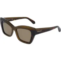 Salvatore Ferragamo Zonnebril SF2065S 54/16/145 Opaline khaki/donker schildpad Acetaat VROUW SF2065S
