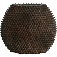 Light & Living Vaas deco 30,5x17x26,5 cm CALDRAS bruin (Bruin, 30.5x26.5x17cm)