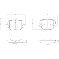 Brembo P 50 169 Remblokken