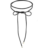Elli Ketting 'Schleife' goud / zwart