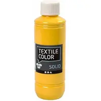 Creotime Textielverf Geel – Kledingverf – Stofverf – Textiel Kleurstof – Stoffenverf – Verf Voor Kleding – Textiel Verven – DIY Kleding Verven – Dekkend – 250 ml – 1 Stuk