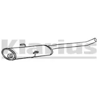 VEGAZ FTS-284 Uitlaat middendemper