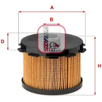 Sofima S 6688 N Brandstoffilter