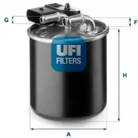 Ufi 24.150.00 Brandstoffilter