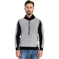 Cipo & Baxx Trui zwart / wit