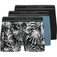 Jack & Jones Boxershorts 'JACRichard' smoky blue / zwart / wit