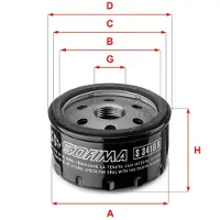 Sofima S 3418 R Oliefilter
