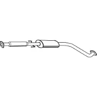 VEGAZ DAS-146 Uitlaat middendemper