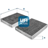 Ufi 54.231.00 Interieurfilter