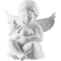 Rosenthal Engelfiguur Engel met kat Biscuitporselein, ongeglazuurd (1 stuk)