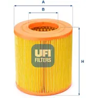 Ufi 27.130.00 Luchtfilter