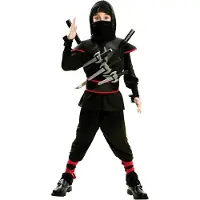 MOM Killer Ninja Junior Costume Zwart 7-9 Years Kinderen