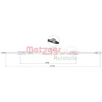 METZGER 1.FD021 Handremkabel