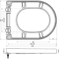 Wiesbaden Stereo wandcloset rimless met Vesta toiletzitting softclose en quick release mat zwart