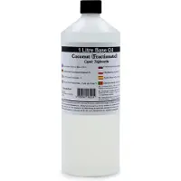 AW Basis Olie - Gefractioneerde Kokosolie - 1 Liter - Aromatherapie - Basisolie - Draagolie - Basisolie Voor Etherische Oliën