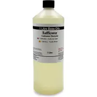 AW Basis Olie - Saffloerolie - 1 Liter - Aromatherapie - Basisolie - Draagolie - Basisolie Voor Etherische Oliën