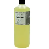 AW Basis Olie - Zonnebloemolie - 1 Liter - Aromatherapie - Basisolie - Draagolie - Basisolie Voor Etherische Oliën
