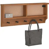 vidaXL Wandkapstok SANDNES 87x12x35 cm massief grenenhout