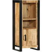 vidaXL Badkamerkast 40x30x90 cm massief ruw mangohout