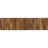 vidaXL Hoofdbord 200 cm massief gerecycled hout meerkleurig