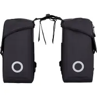 Willex - Roubaix - Dubbele tas 46 liter - 100% waterdicht - Matzwart - Laptop