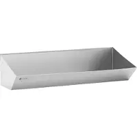 Royal Catering Wanna, container van gepolijst roestvrij staal, voor friet, afmetingen 80 x 30 cm