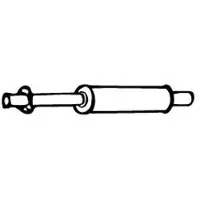 VEGAZ AS-94 Uitlaat middendemper