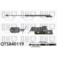 Quinton Hazell QTS840119 Gasveer motorkap