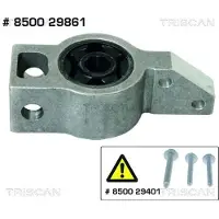 TRISCAN 8500 29861 Draagarmrubber